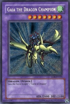 Image for Gaia the Dragon Champion (LOB-EN125) (Legend of Blue Eyes White Dragon (Worldwide English)) - YuGiOh