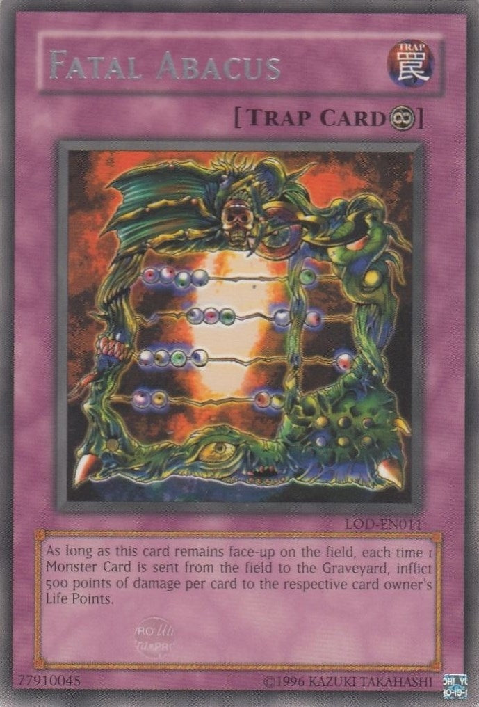 Image for Fatal Abacus (LOD-EN011) (LOD-EN) - YuGiOh