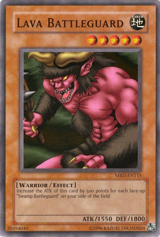 Image for Lava Battleguard (MRD-EN115) (Metal Raiders (Worldwide English)) - YuGiOh