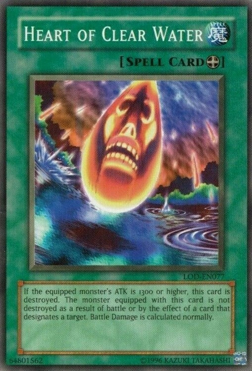 Image for Heart of Clear Water (LOD-EN077) (LOD-EN) - YuGiOh
