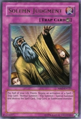 Image for Solemn Judgment (MRD-EN127) (MRD-EN) - YuGiOh