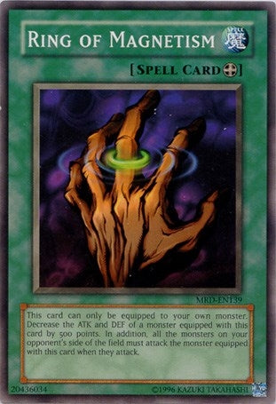 Image for Ring of Magnetism (MRD-EN139) (Metal Raiders (Worldwide English)) - YuGiOh