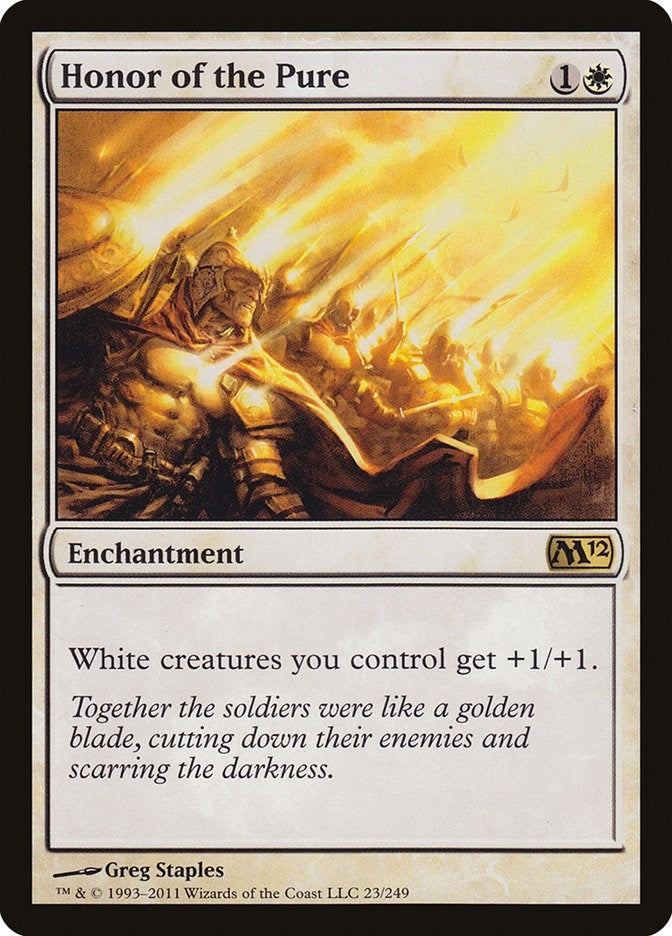 Image for Honor of the Pure (23) (Magic 2012 (M12)) - Magic: The Gathering