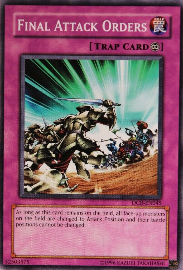 Image for Final Attack Orders (DCR-EN045) (Dark Crisis (Worldwide English)) - YuGiOh