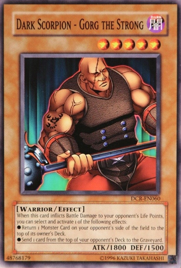 Image for Dark Scorpion - Gorg the Strong (DCR-EN060) (Dark Crisis (Worldwide English)) - YuGiOh
