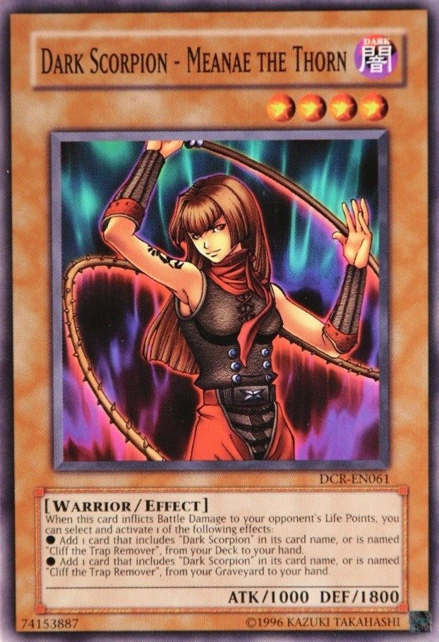 Image for Dark Scorpion - Meanae the Thorn (DCR-EN061) (Dark Crisis (Worldwide English)) - YuGiOh