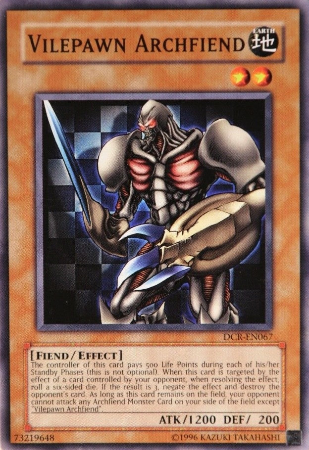 Image for Vilepawn Archfiend (DCR-EN067) (Dark Crisis (Worldwide English)) - YuGiOh