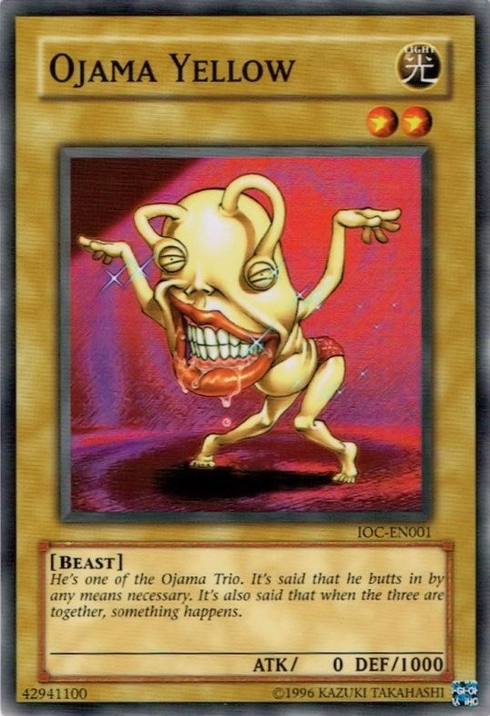 Image for Ojama Yellow (IOC-EN001) (Invasion of Chaos (Worldwide English)) - YuGiOh