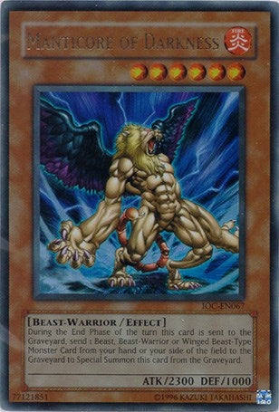 Image for Manticore of Darkness (IOC-EN067) (IOC-EN) - YuGiOh