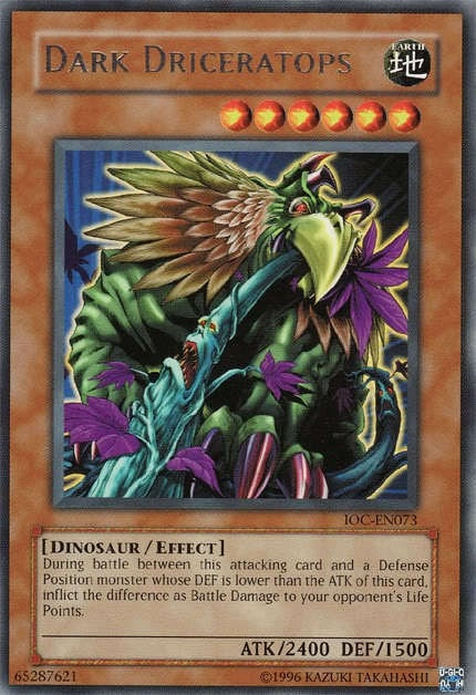 Image for Dark Driceratops (IOC-EN073) (Invasion of Chaos (Worldwide English)) - YuGiOh