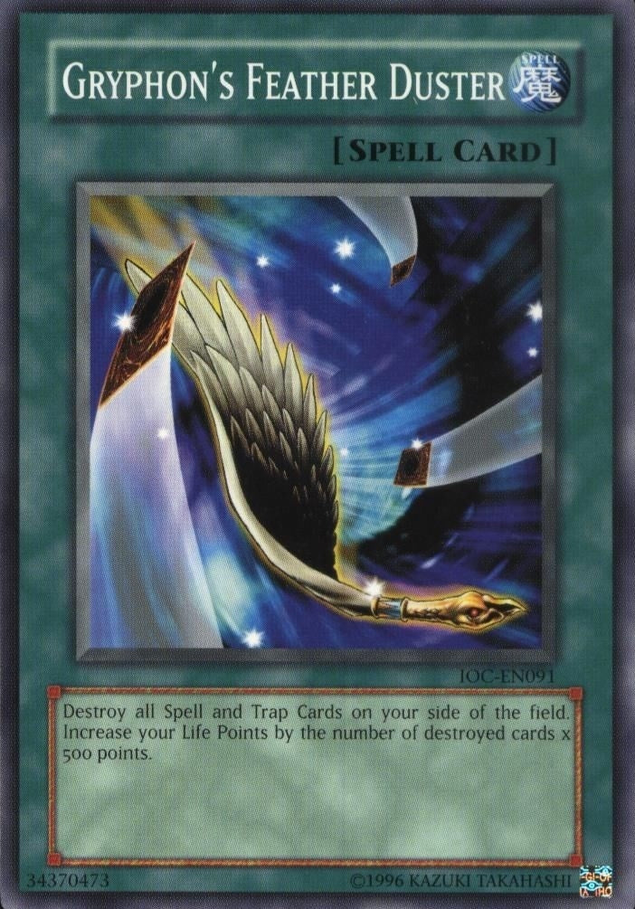 Image for Gryphon's Feather Duster (IOC-EN091) (Invasion of Chaos (Worldwide English)) - YuGiOh