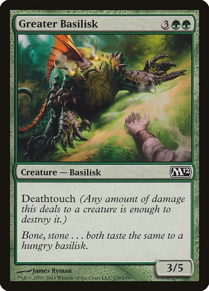 Image for Greater Basilisk (179) (Magic 2012 (M12)) - Magic: The Gathering
