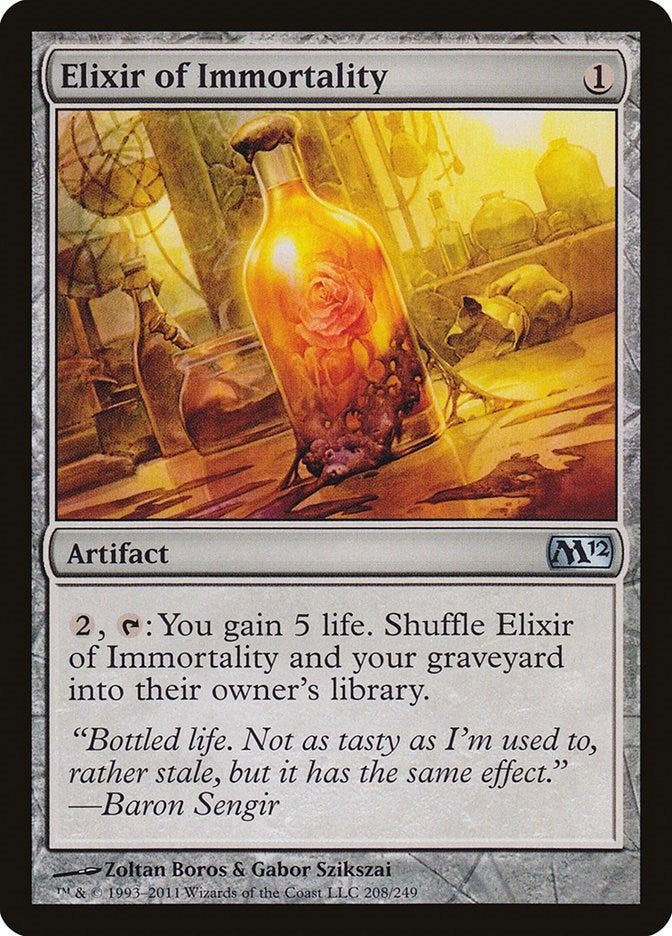 Image for Elixir of Immortality (208) (Magic 2012 (M12)) - Magic: The Gathering