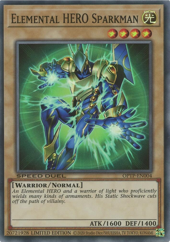 Elemental HERO Sparkman (OPTP-EN004) (MISC)