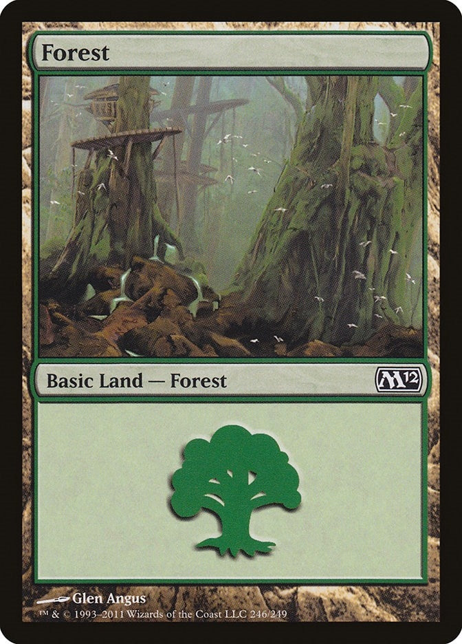 Image for Forest (246) (246) (Magic 2012 (M12)) - Magic: The Gathering