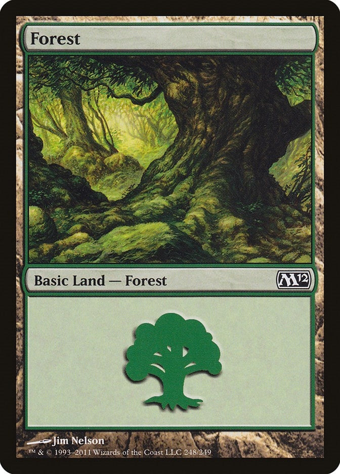 Image for Forest (248) (248) (Magic 2012 (M12)) - Magic: The Gathering