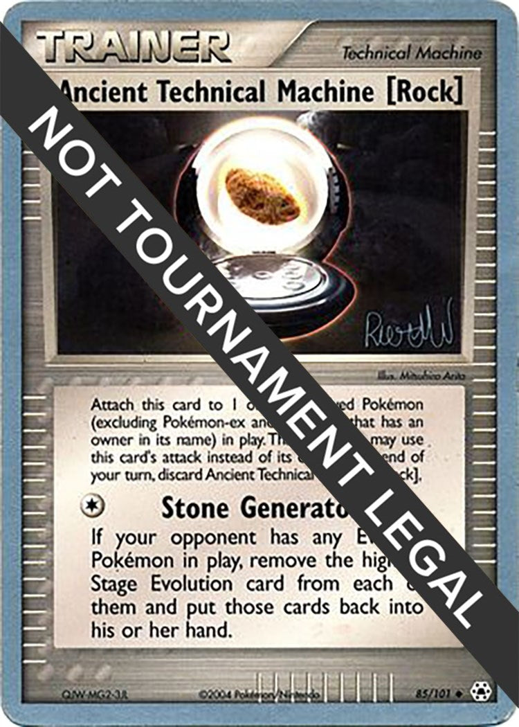 Image for Ancient Technical Machine [Rock] - 2004 (Reed Weichler) (85/101) (WCD) - Pokemon