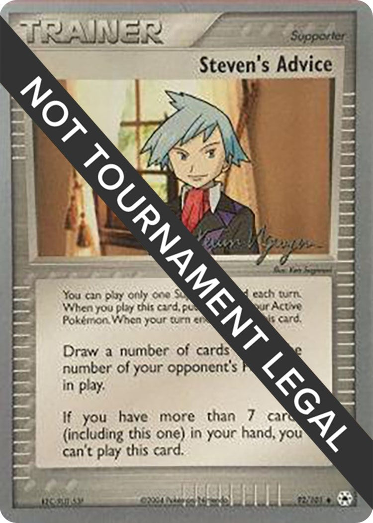 Image for Steven's Advice - 2004 (Kevin Nguyen) (92/101) (WCD) - Pokemon