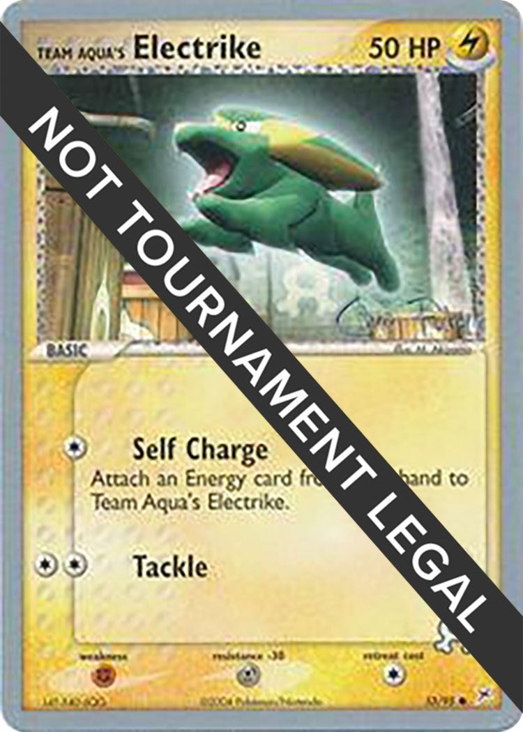 Image for Team Aqua's Electrike - 2004 (Chris Fulop) (27/95) (WCD) - Pokemon