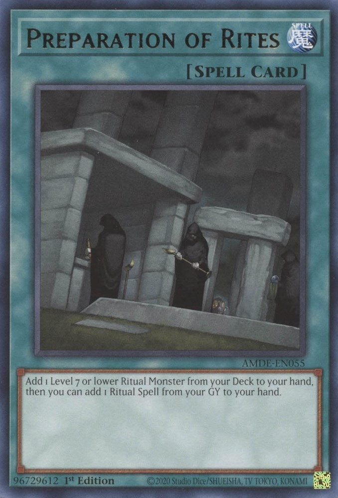 Image for Preparation of Rites (AMDE-EN055) (AMDE) - YuGiOh