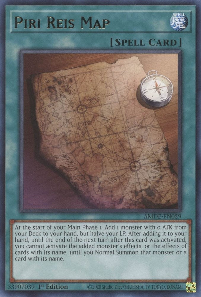 Image for Piri Reis Map (AMDE-EN059) (AMDE) - YuGiOh