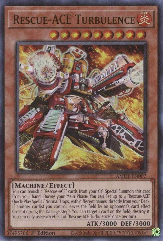 Image for Rescue-ACE Turbulence (AMDE-EN007) (AMDE) - YuGiOh