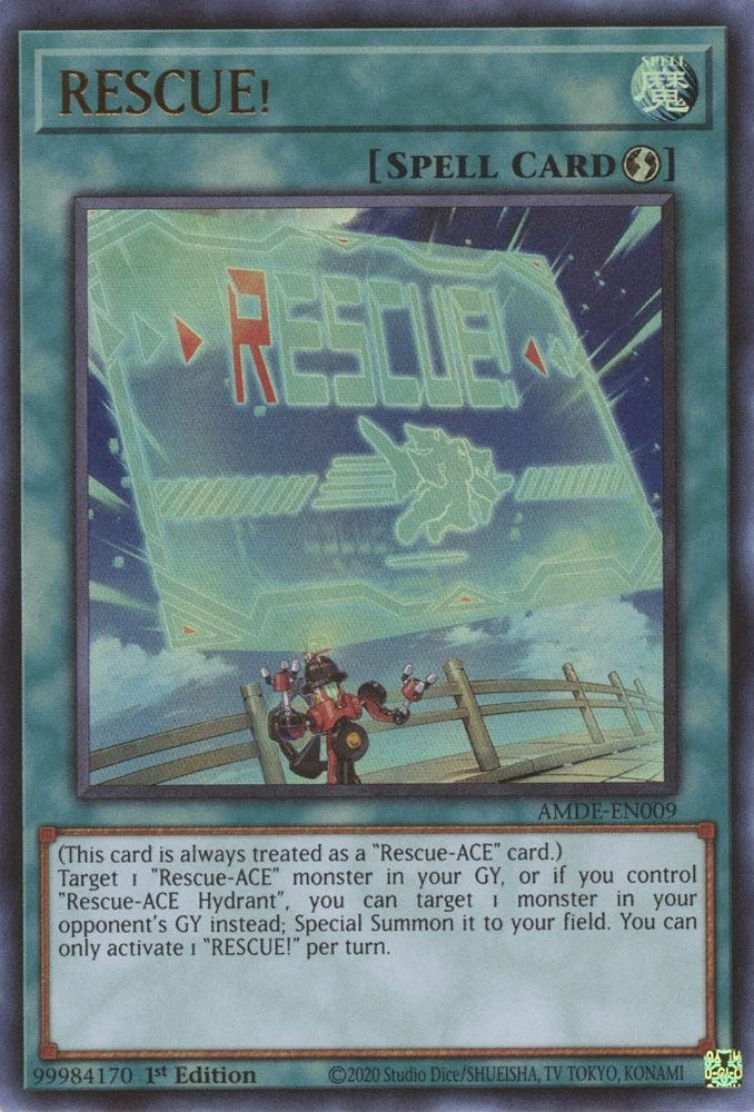Image for RESCUE! (AMDE-EN009) (AMDE) - YuGiOh