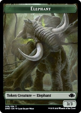 Image for Elephant // Bird Double-Sided Token (9 // 1) (Dominaria Remastered) - Magic: The Gathering
