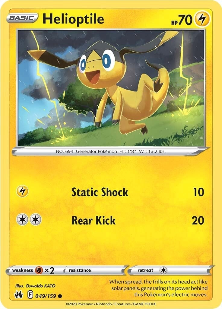 Image for Helioptile (049/159) (CRZ) - Pokemon
