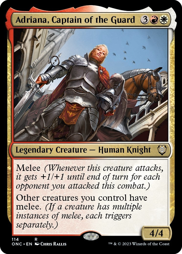 Image for Adriana, Captain of the Guard (114) (Phyrexia: All Will Be One) - Magic: The Gathering