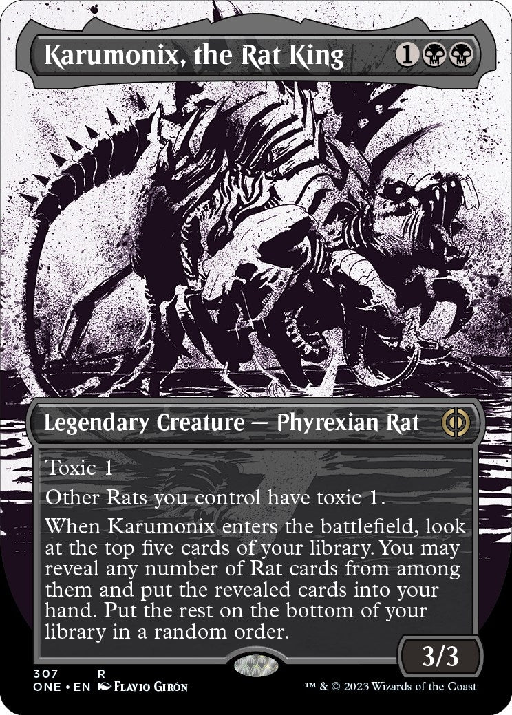Image for Karumonix, the Rat King (Showcase) (307) (Phyrexia: All Will Be One) - Magic: The Gathering