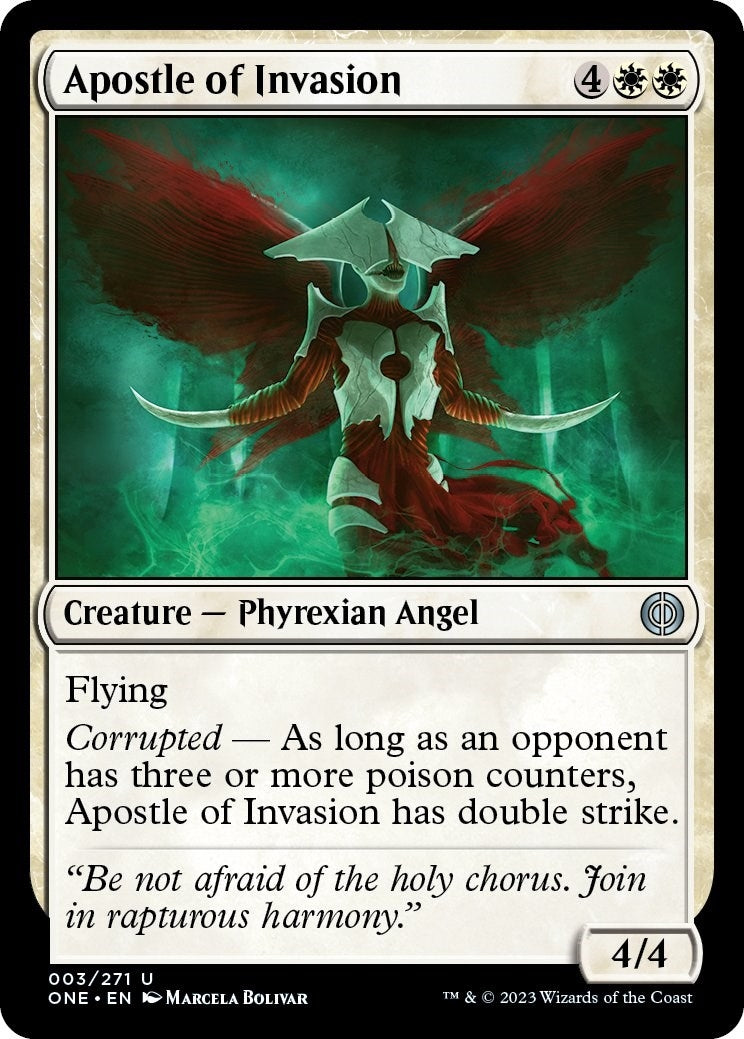 Image for Apostle of Invasion (3) (Phyrexia: All Will Be One) - Magic: The Gathering