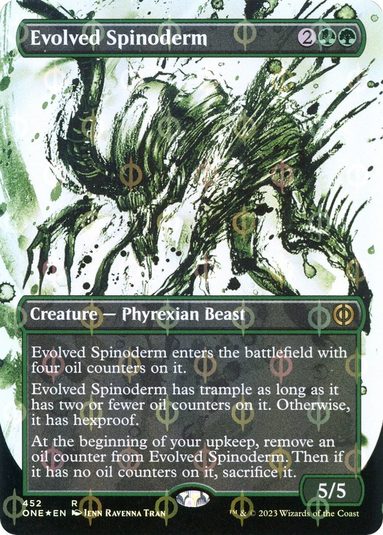 Image for Evolved Spinoderm (Showcase) (Step-and-Compleat Foil) (452) (Phyrexia: All Will Be One) - Magic: The Gathering