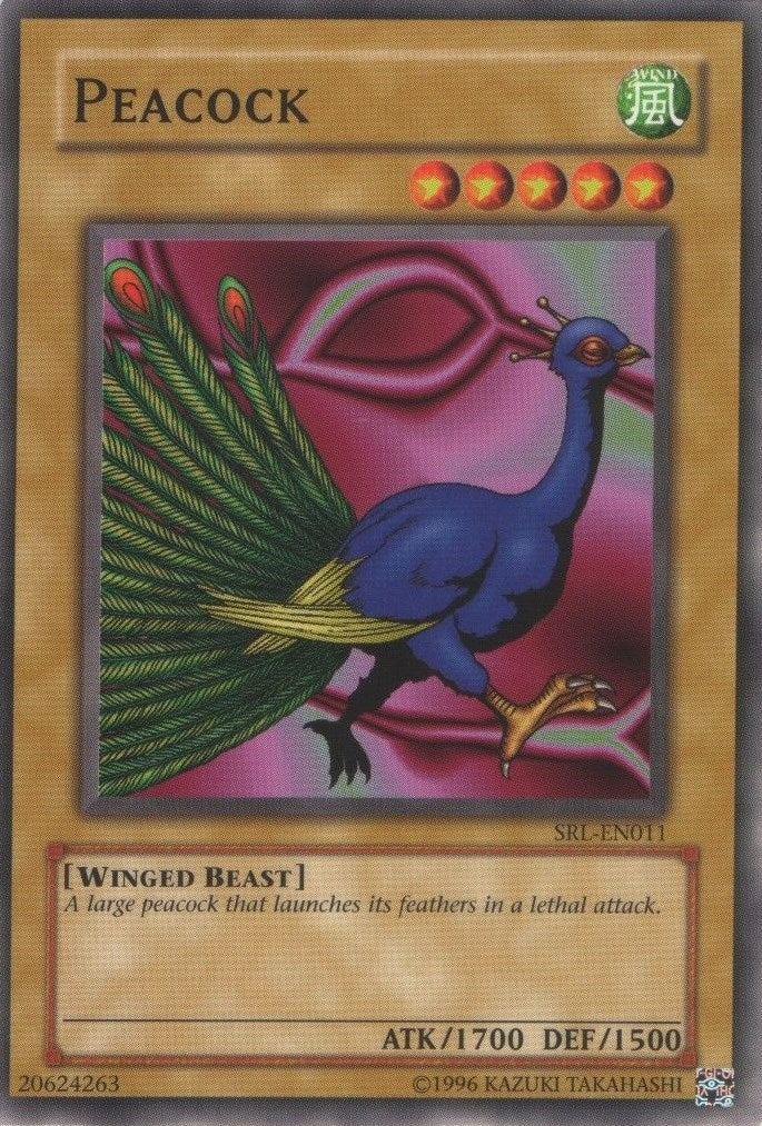 Image for Peacock (SRL-EN011) (Spell Ruler (Worldwide English)) - YuGiOh