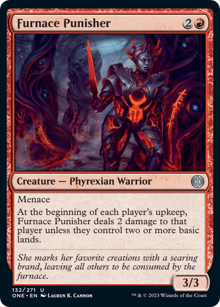 Image for Furnace Punisher (132) (Phyrexia: All Will Be One) - Magic: The Gathering