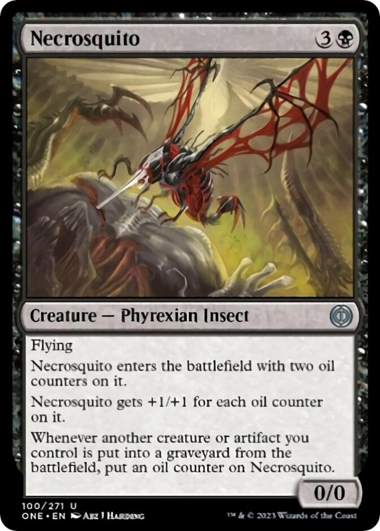 Image for Necrosquito (100) (Phyrexia: All Will Be One) - Magic: The Gathering