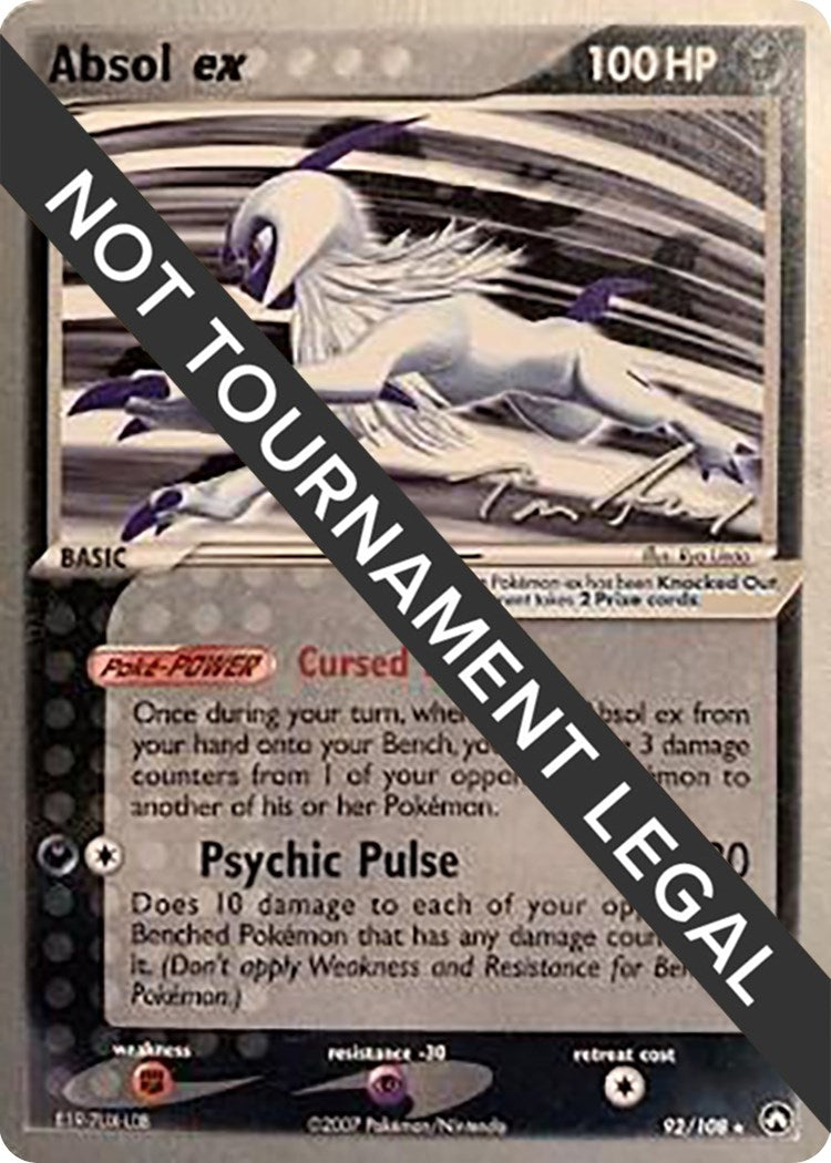 Image for Absol ex - 2007 (Tom Roos) (92/108) (WCD) - Pokemon