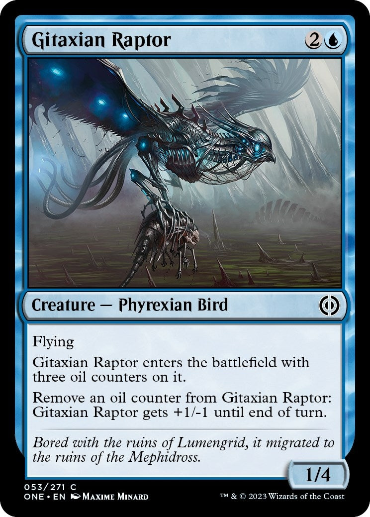Image for Gitaxian Raptor (53) (Phyrexia: All Will Be One) - Magic: The Gathering