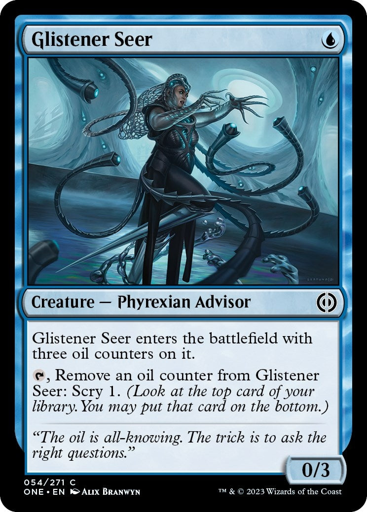 Image for Glistener Seer (54) (Phyrexia: All Will Be One) - Magic: The Gathering