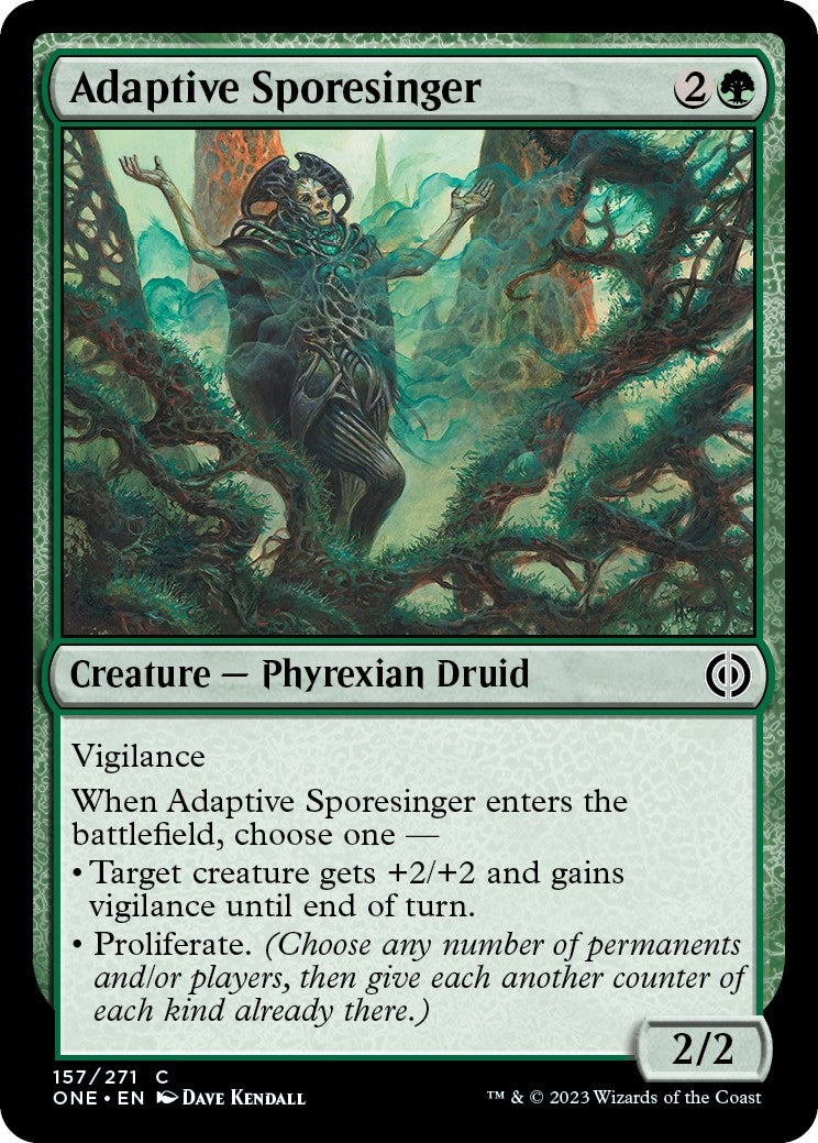 Image for Adaptive Sporesinger (157) (Phyrexia: All Will Be One) - Magic: The Gathering