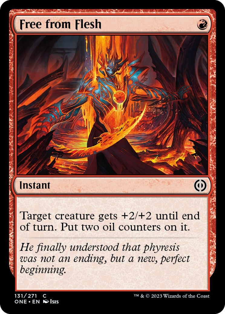 Image for Free from Flesh (131) (Phyrexia: All Will Be One) - Magic: The Gathering