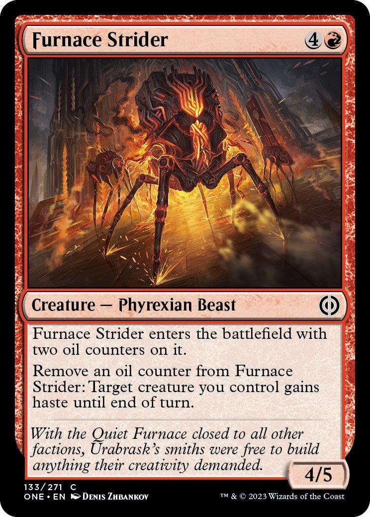 Image for Furnace Strider (133) (Phyrexia: All Will Be One) - Magic: The Gathering