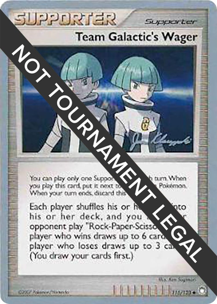 Image for Team Galactic's Wager - 2008 (Jason Klaczynski) (115/123) (WCD) - Pokemon