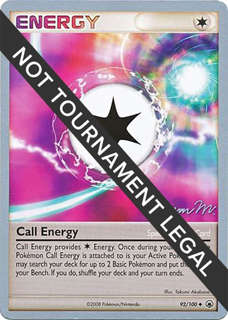 Image for Call Energy - 2009 (Jason Martinez) (92/100) (WCD) - Pokemon