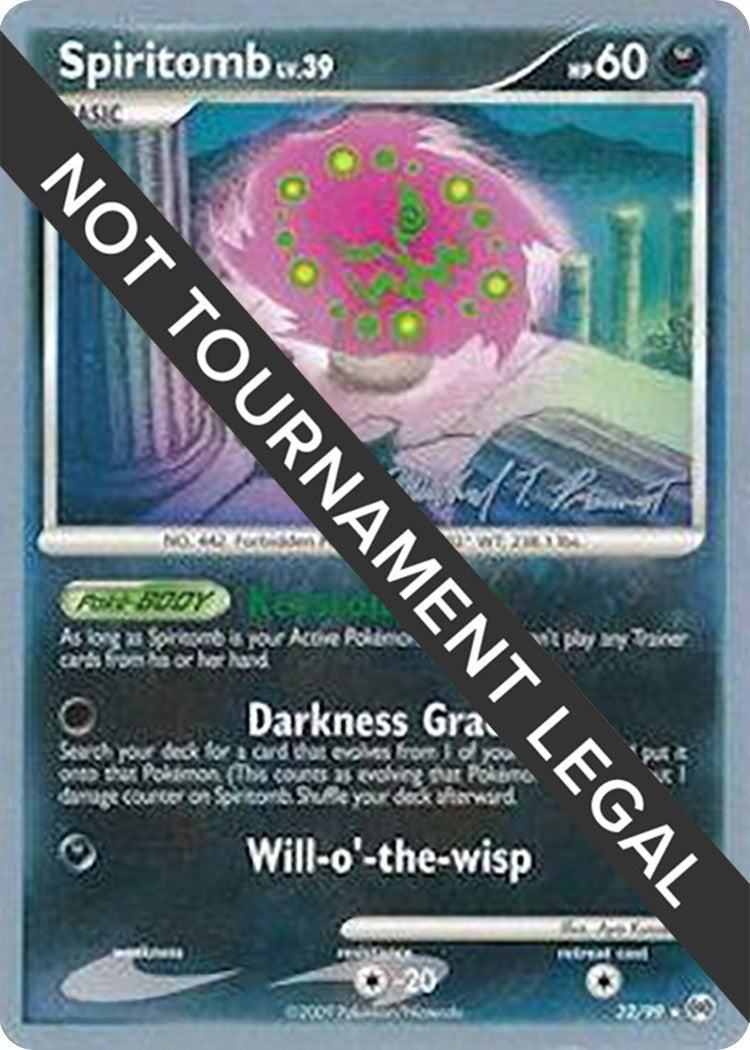Image for Spiritomb - 2010 (Michael Pramawat) (32/99) (WCD) - Pokemon