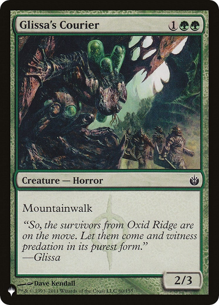 Image for Glissa's Courier (80/155) (The List Reprints) - Magic: The Gathering