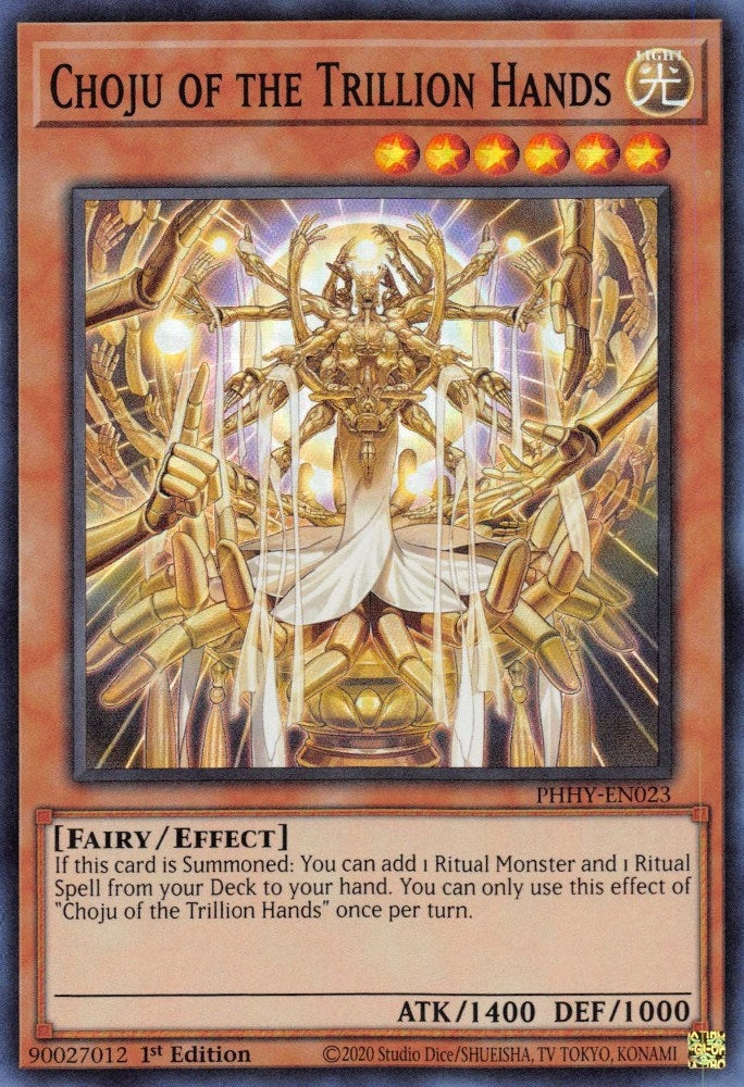 Image for Choju of the Trillion Hands (PHHY-EN023) (PHHY) - YuGiOh