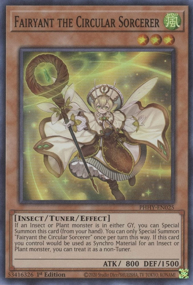Image for Fairyant the Circular Sorcerer (PHHY-EN025) (PHHY) - YuGiOh