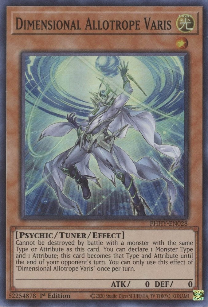 Image for Dimensional Allotrope Varis (PHHY-EN028) (PHHY) - YuGiOh