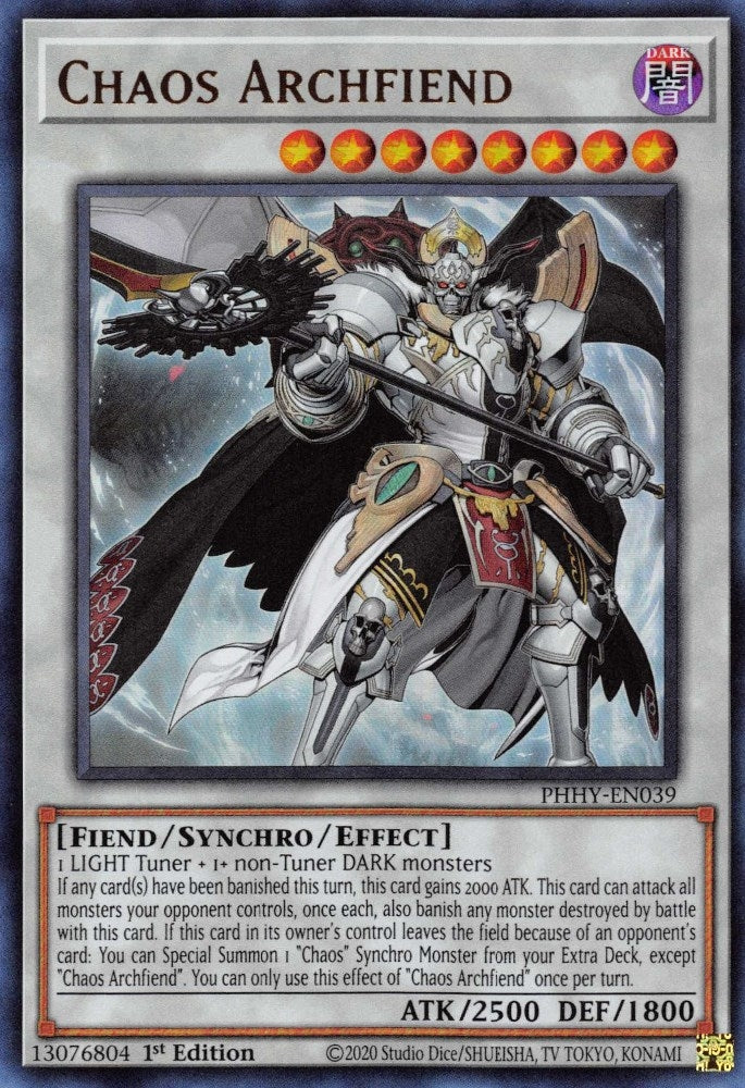 Image for Chaos Archfiend (PHHY-EN039) (PHHY) - YuGiOh